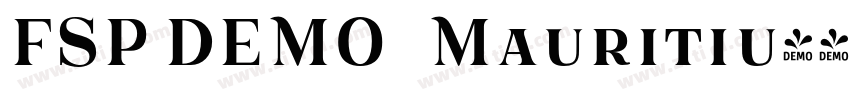 FSP DEMO   Mauritiu字体转换